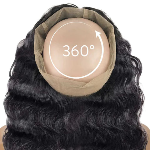 Nak'd Hair - Lace Frontal 360 (Halo) Closures