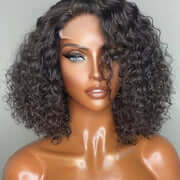 12" Deep Curly - 13x4 Lace Frontal Wig