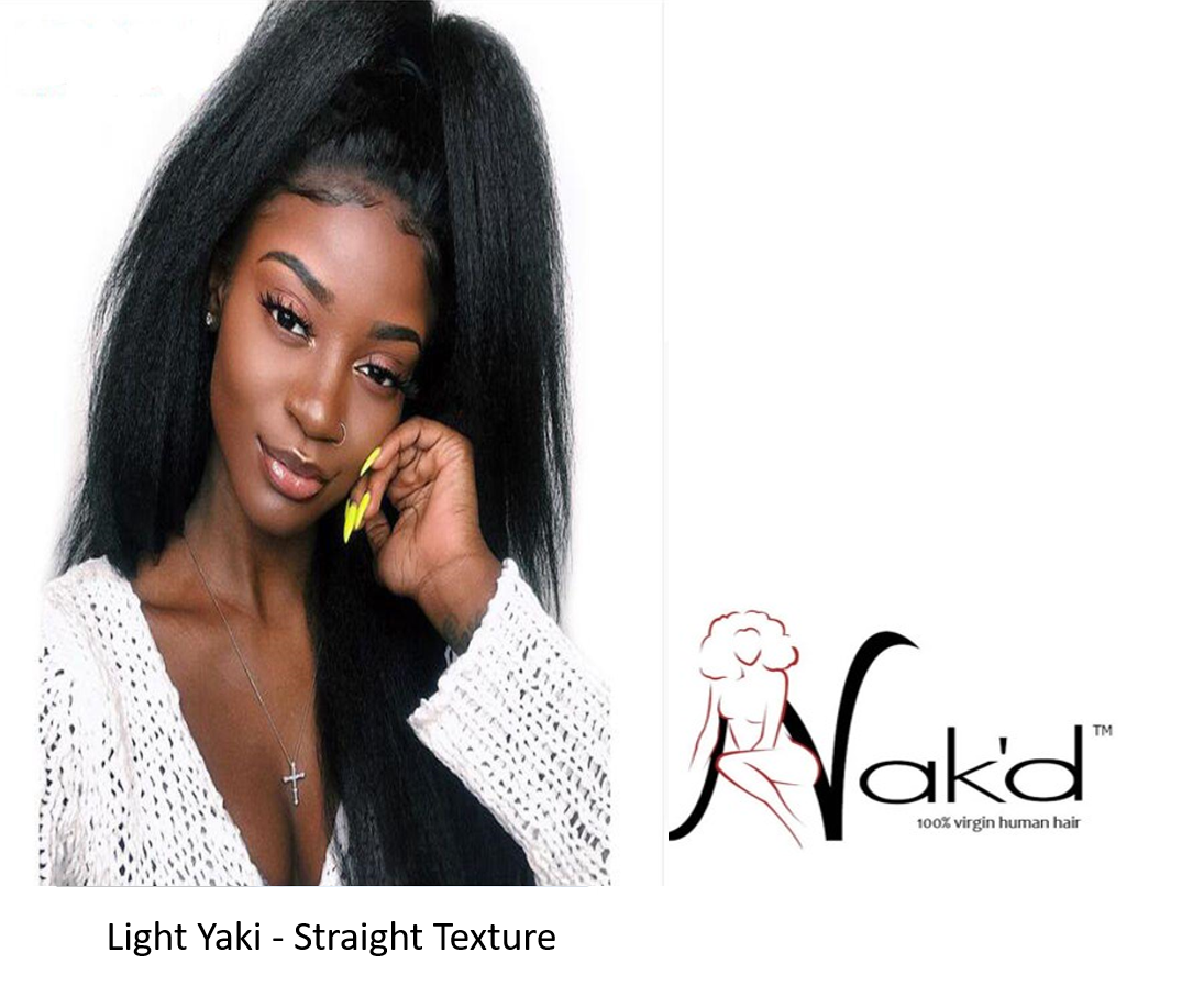 Nak'd - Light Yaki Straight Texture- perfect Natural Texture For Micro